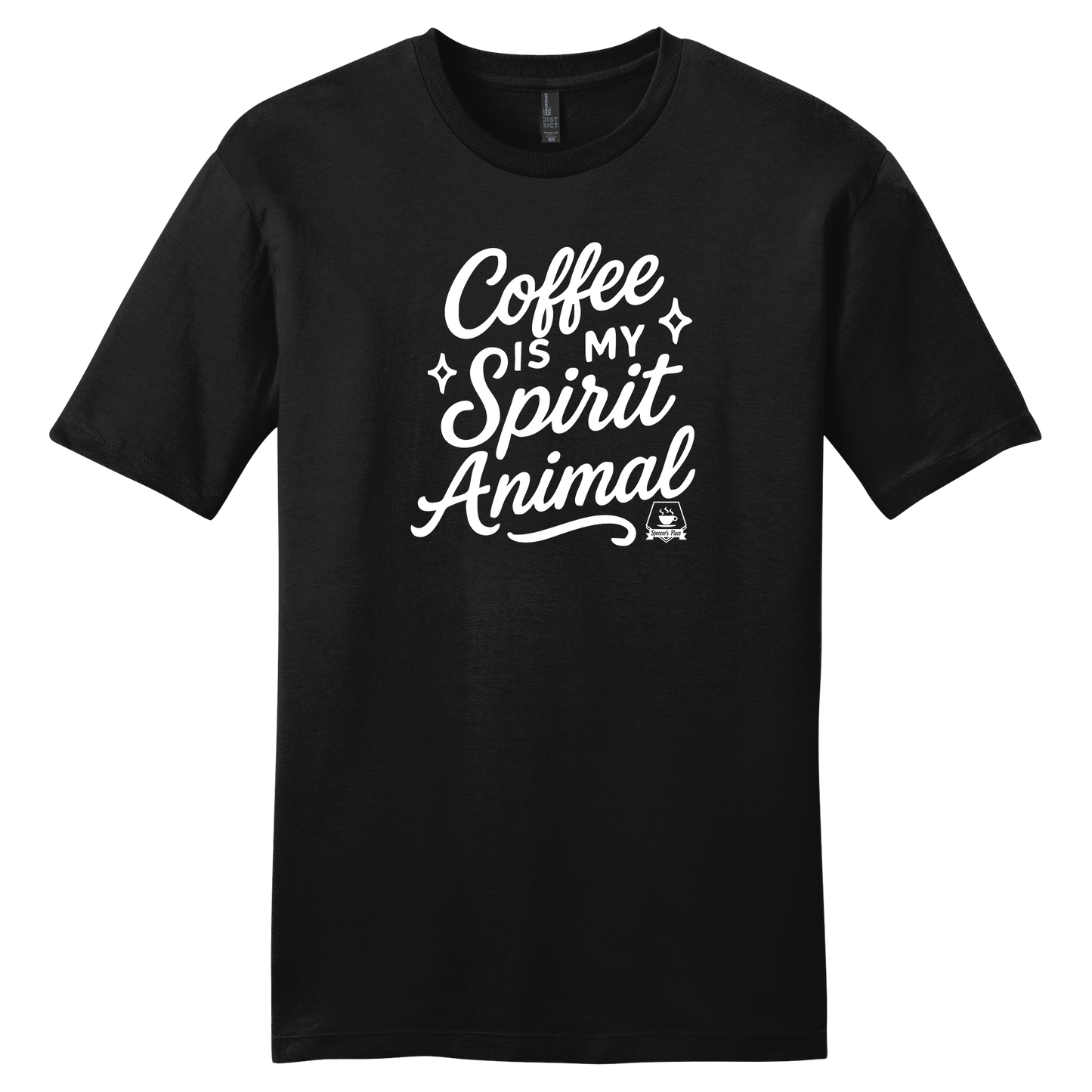 Spencer's Place - Coffee Is My Spirit Animal Short Sleeve T-Shirt