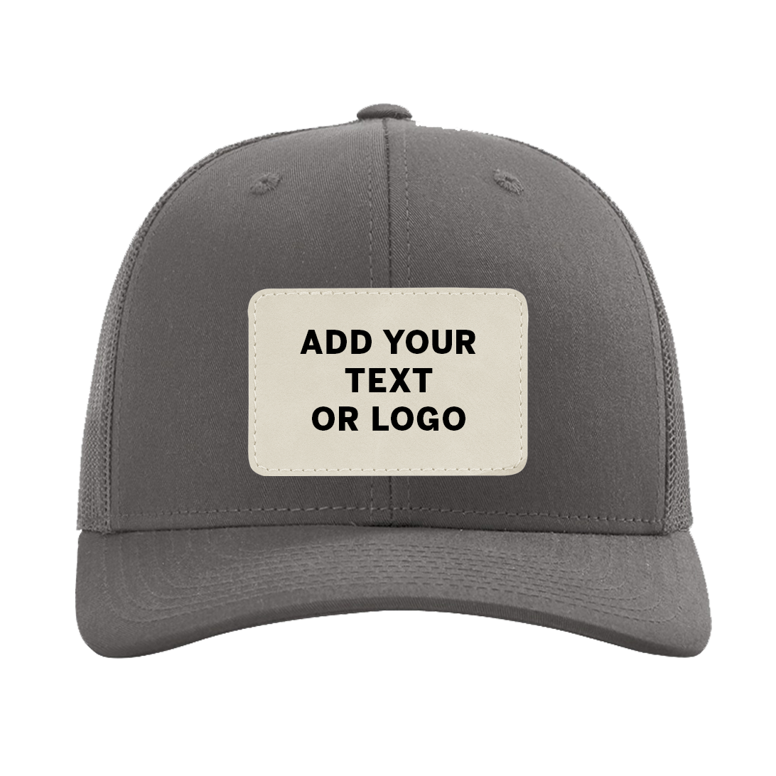 Fully Customizable Charcoal Richardson Baseball Trucker Cap