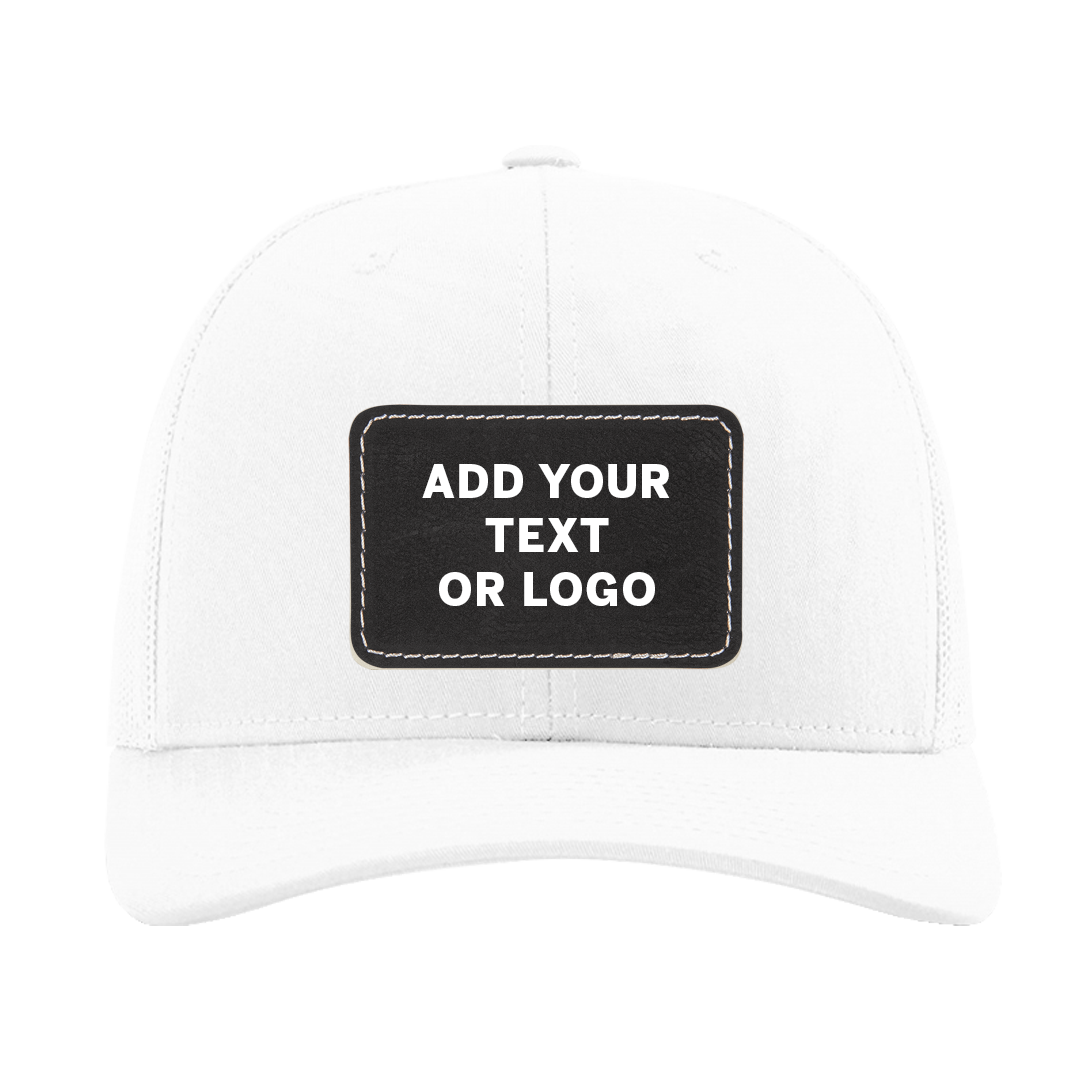 Fully Customizable White Richardson Baseball Trucker Cap