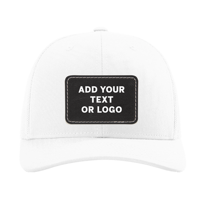 Fully Customizable White Richardson Baseball Trucker Cap
