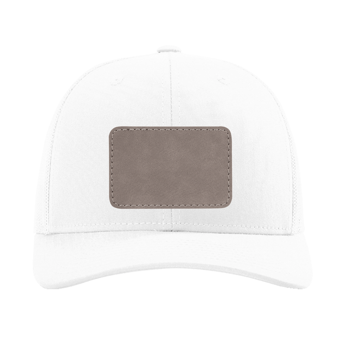Fully Customizable White Richardson Baseball Trucker Cap