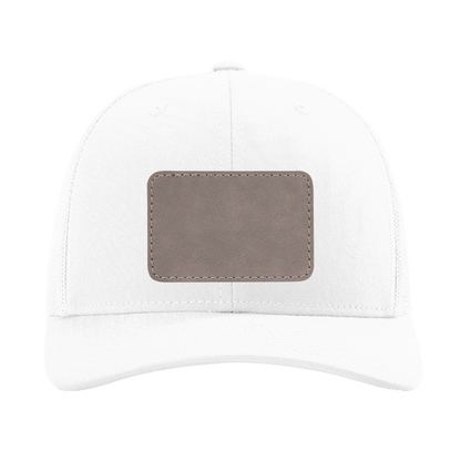 Fully Customizable White Richardson Baseball Trucker Cap