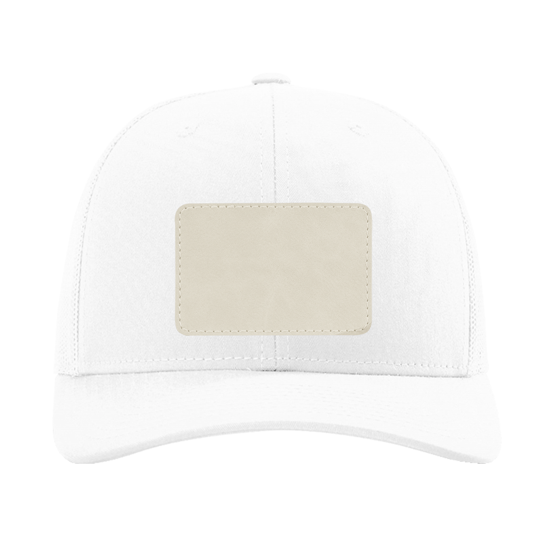 Fully Customizable White Richardson Baseball Trucker Cap