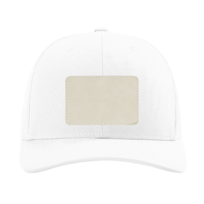 Fully Customizable White Richardson Baseball Trucker Cap