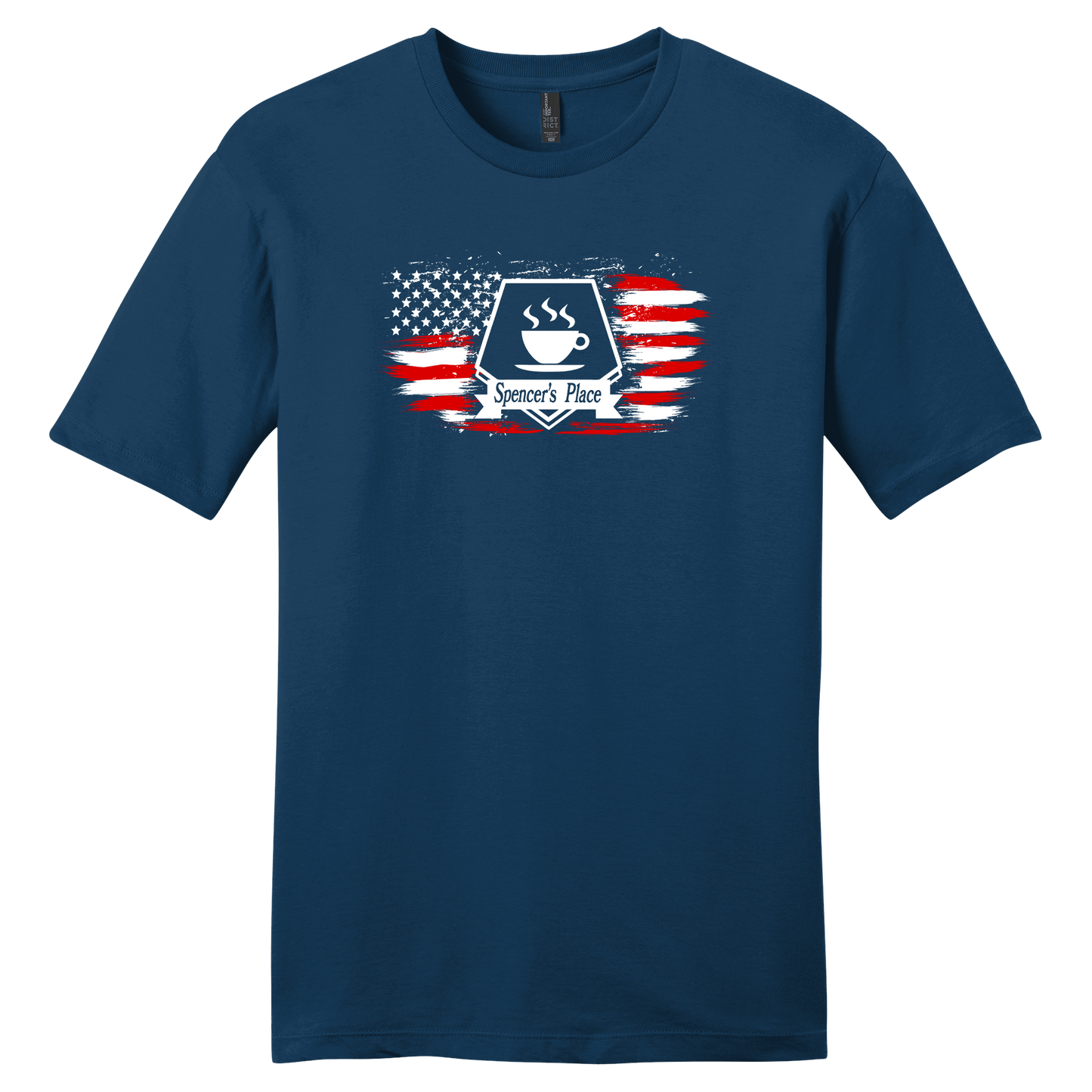 Spencer's Place - American Flag Short Sleeve T-Shirt