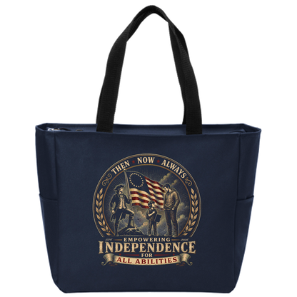 Independence for all Abilities Commemorative Zippered Tote Bag