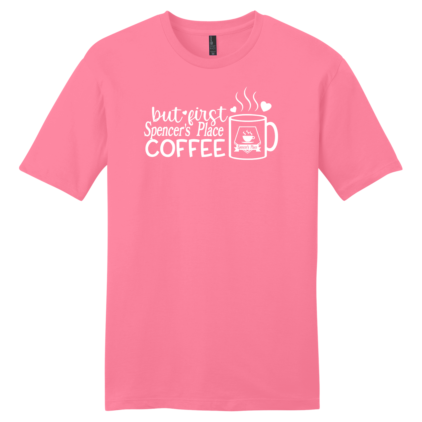Spencer's Place - But First Coffee Short Sleeve T-Shirt
