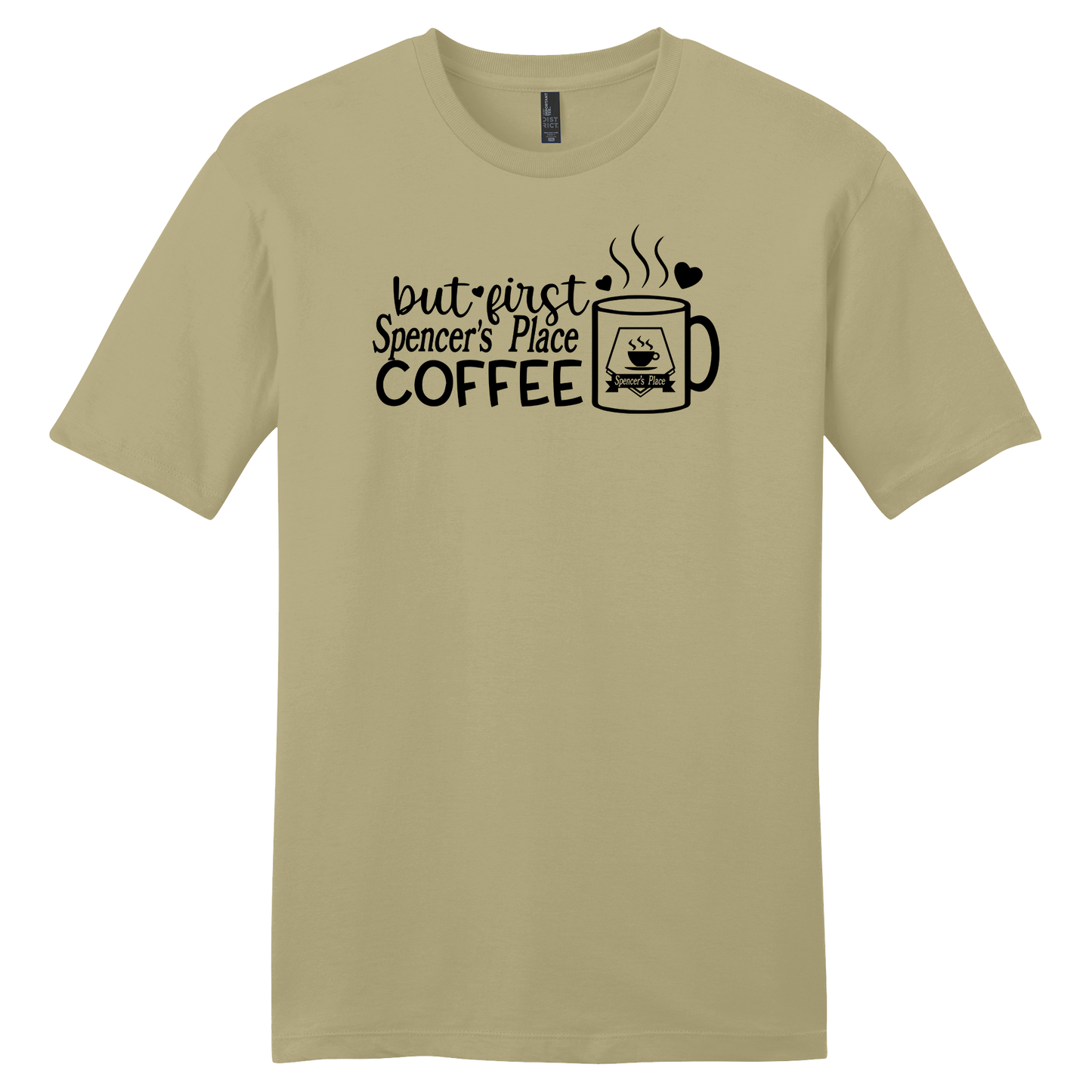 Spencer's Place - But First Coffee Short Sleeve T-Shirt
