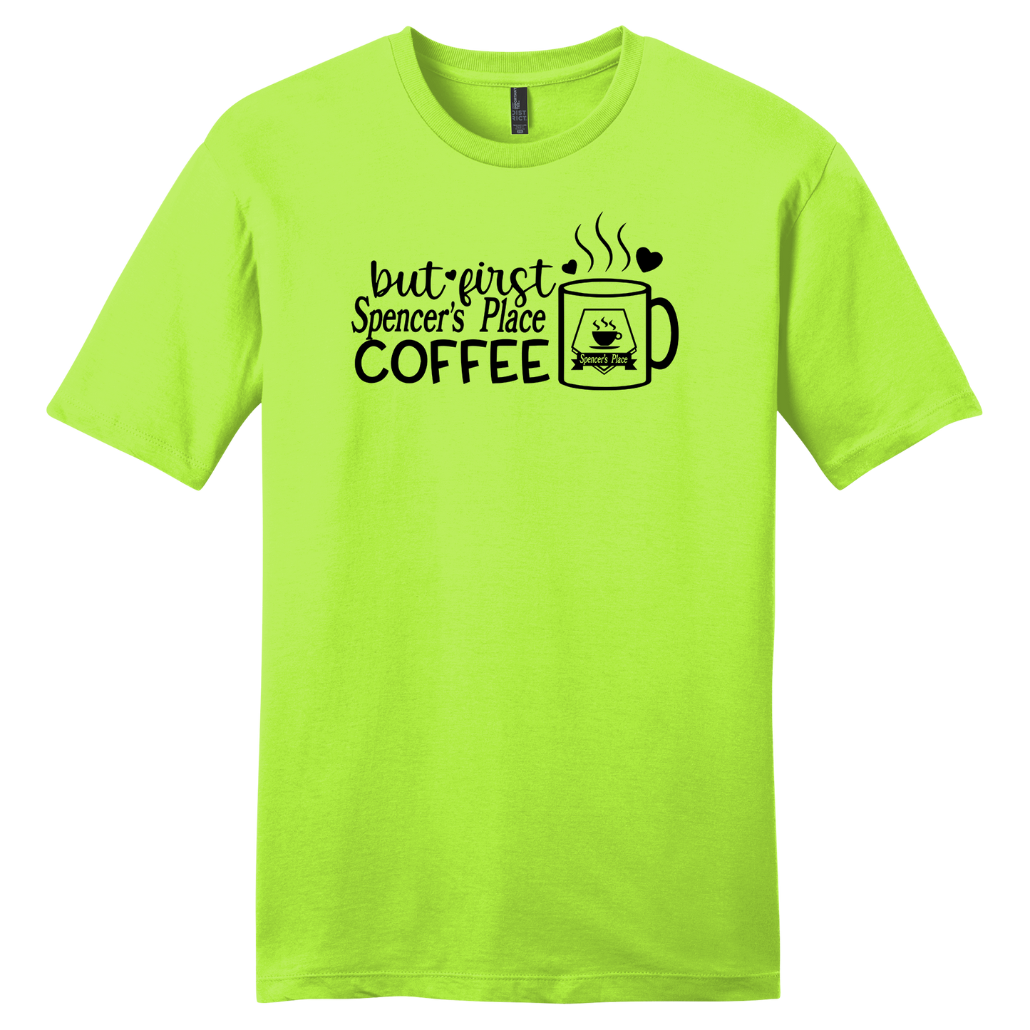 Spencer's Place - But First Coffee Short Sleeve T-Shirt