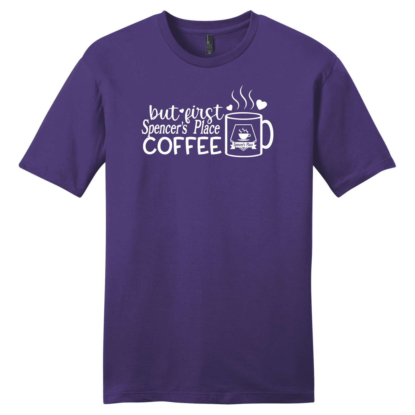 Spencer's Place - But First Coffee Short Sleeve T-Shirt