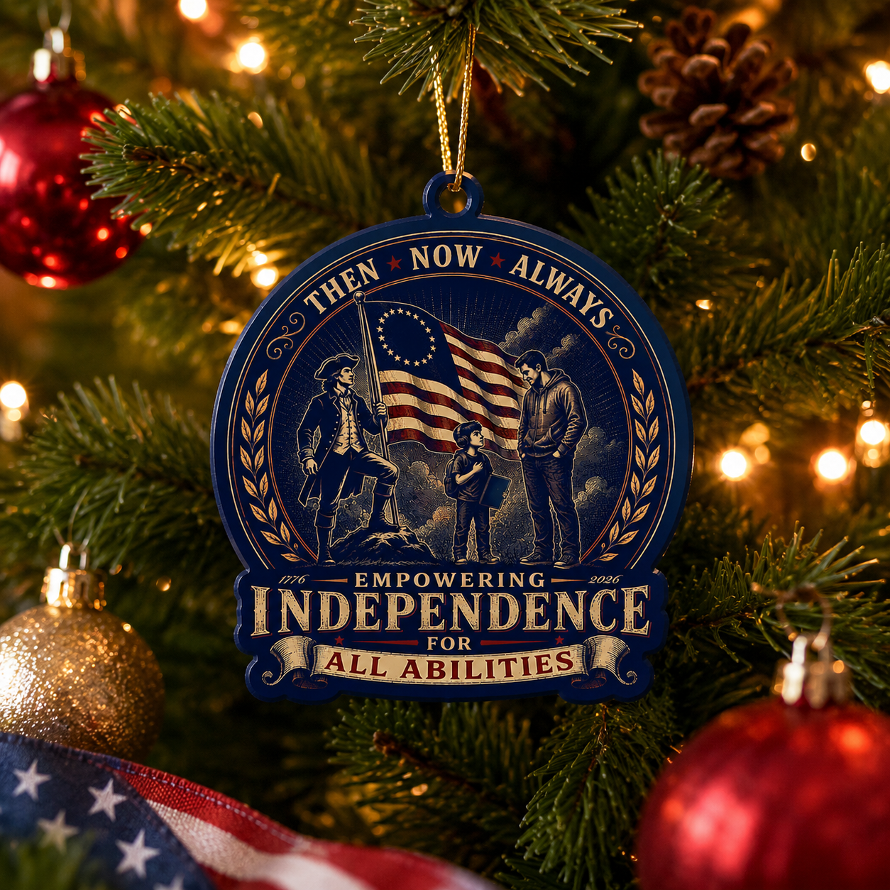 Independence for all Abilities Commemorative Ornament