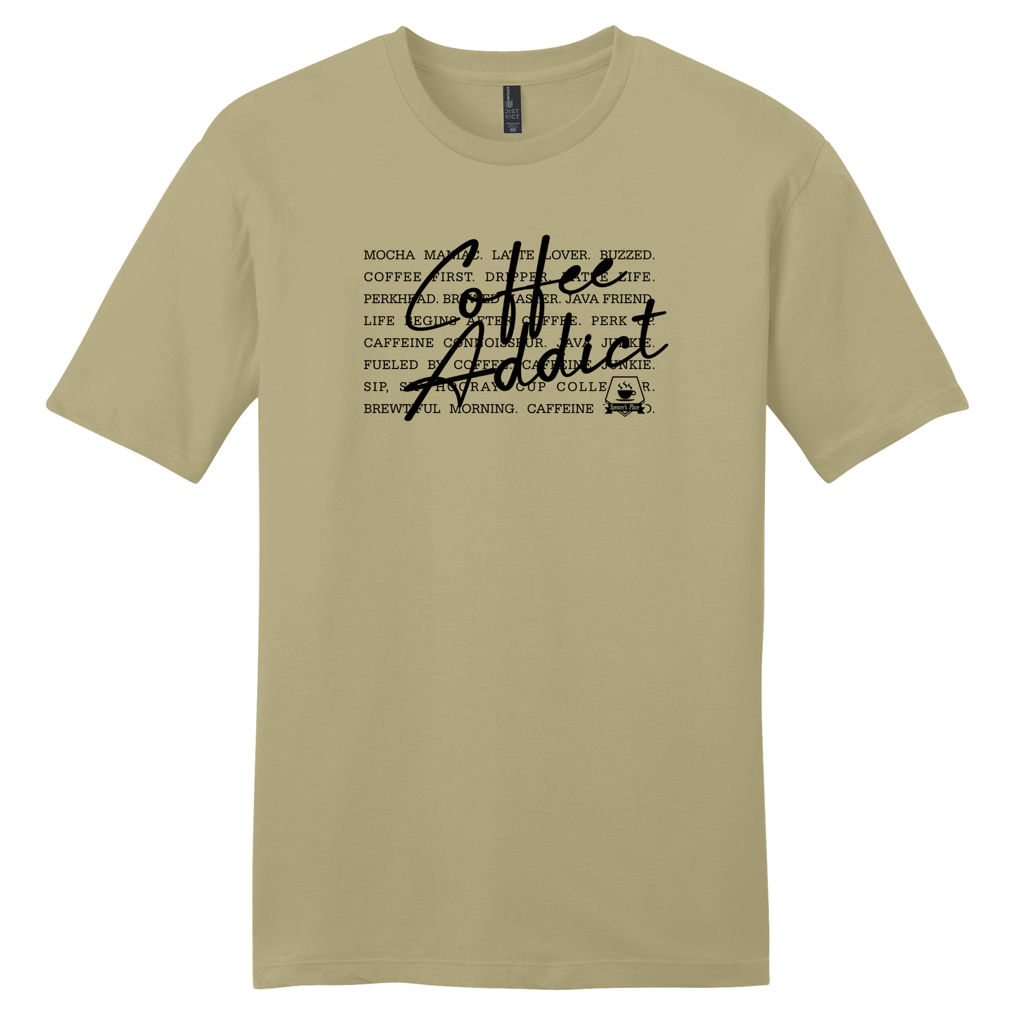 Spencer's Place - Coffee Addict Short Sleeve T-Shirt