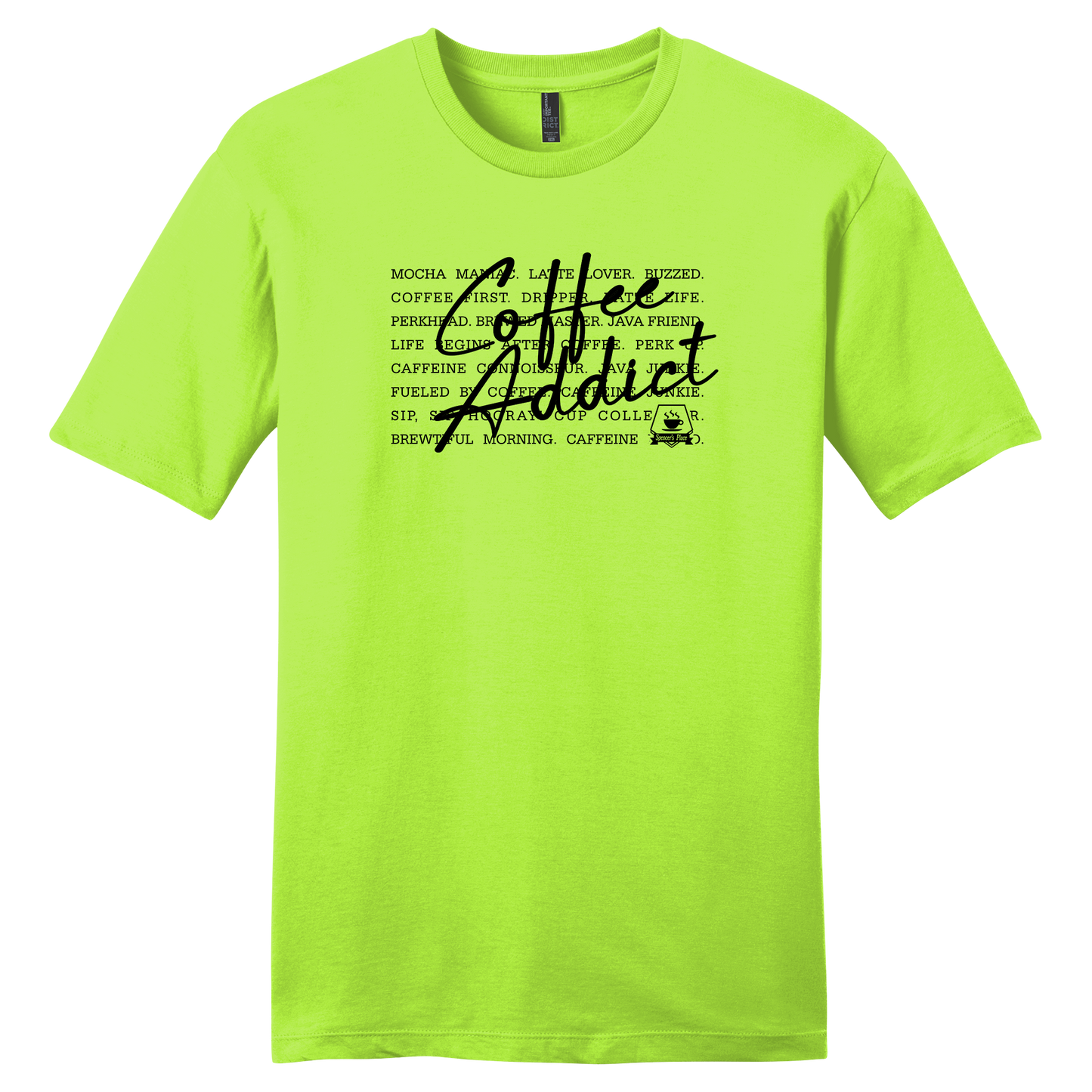 Spencer's Place - Coffee Addict Short Sleeve T-Shirt