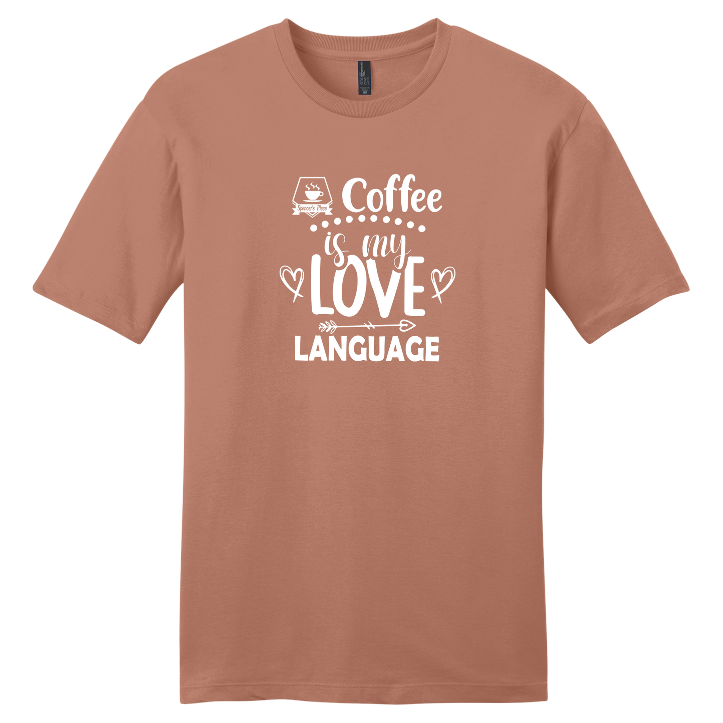 Spencer's Place - Coffee Is My Love Language Short Sleeve T-Shirt