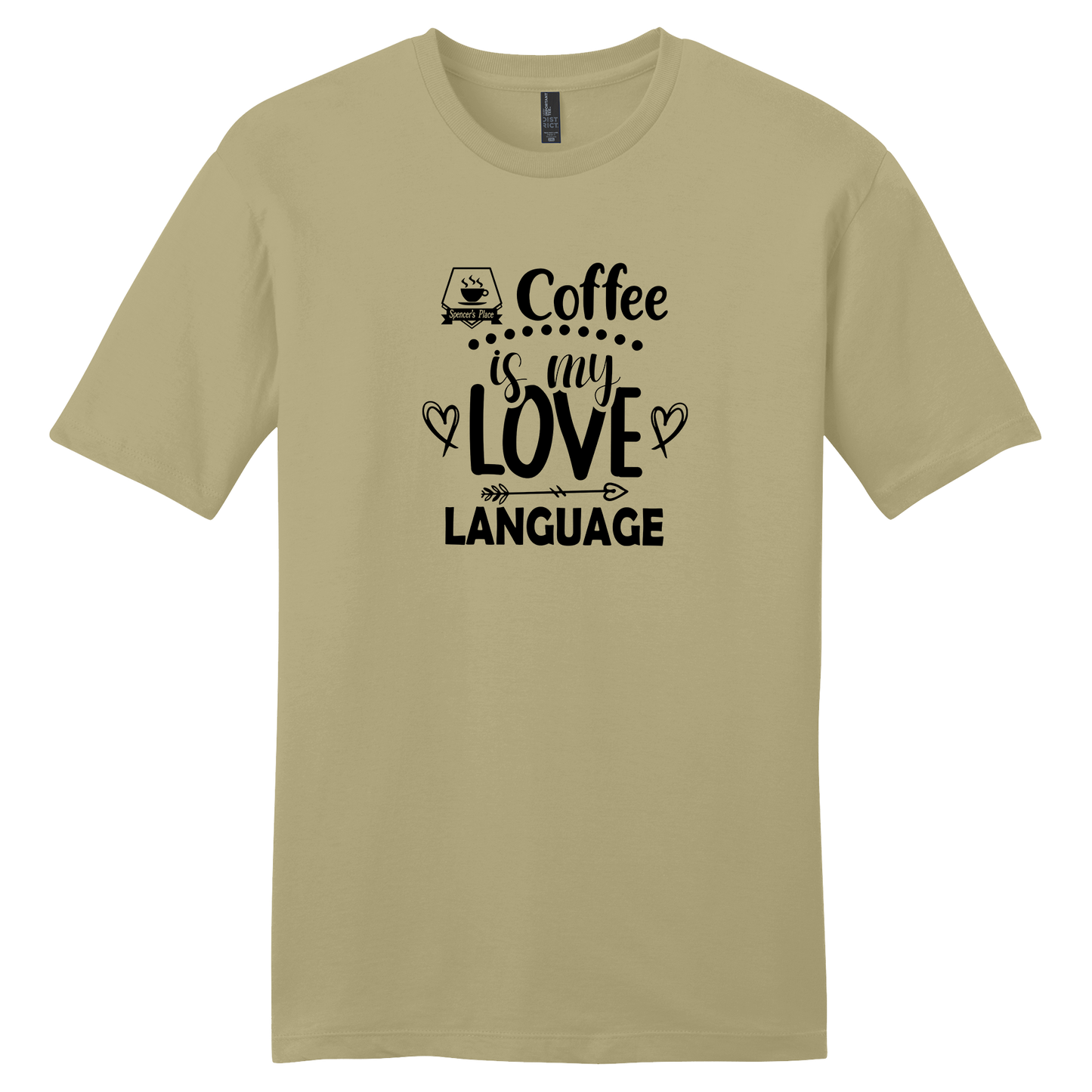 Spencer's Place - Coffee Is My Love Language Short Sleeve T-Shirt