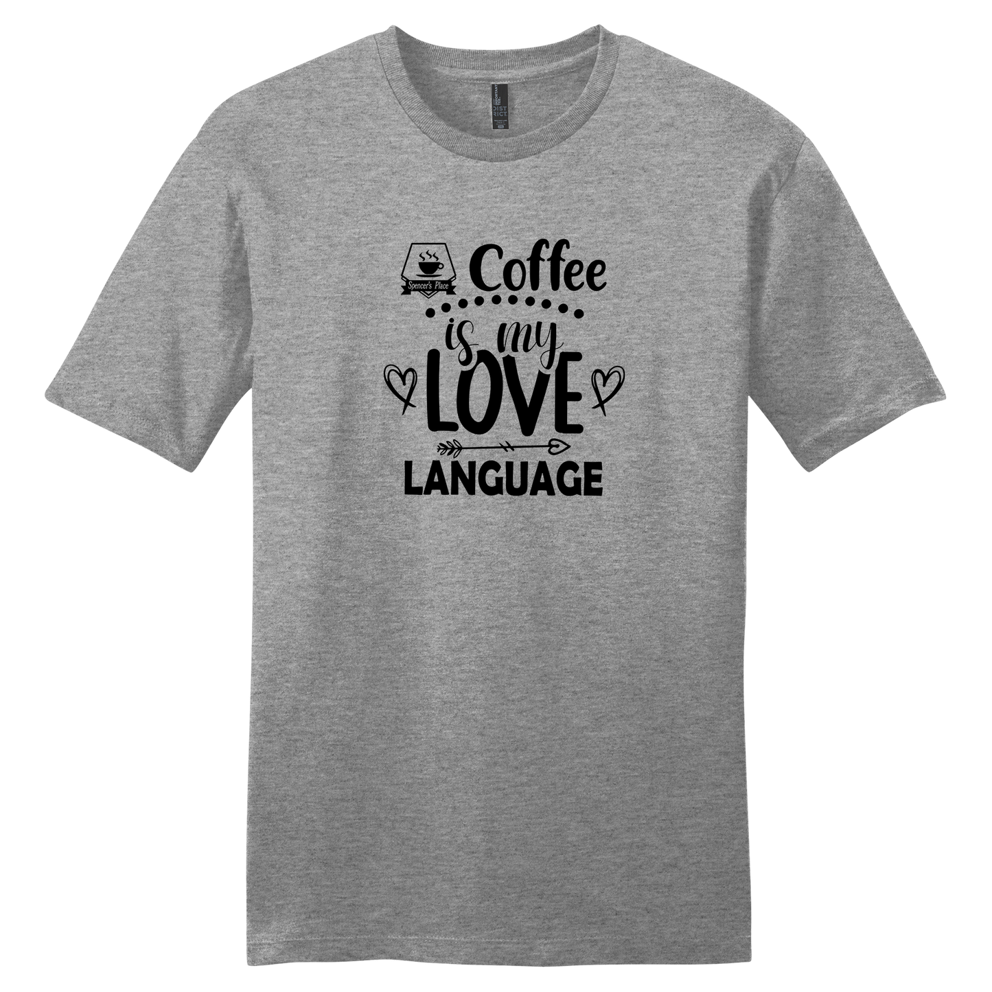 Spencer's Place - Coffee Is My Love Language Short Sleeve T-Shirt