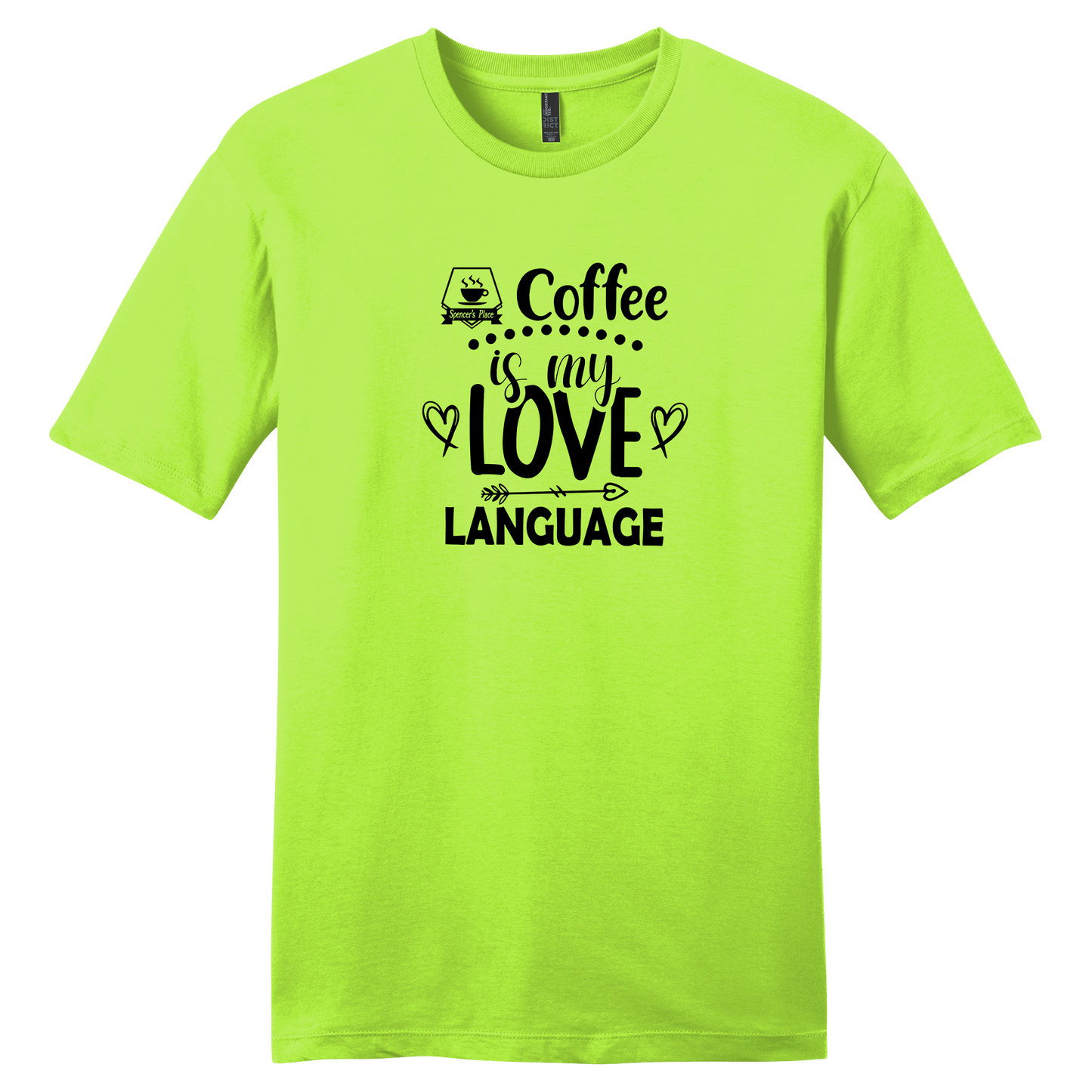 Spencer's Place - Coffee Is My Love Language Short Sleeve T-Shirt