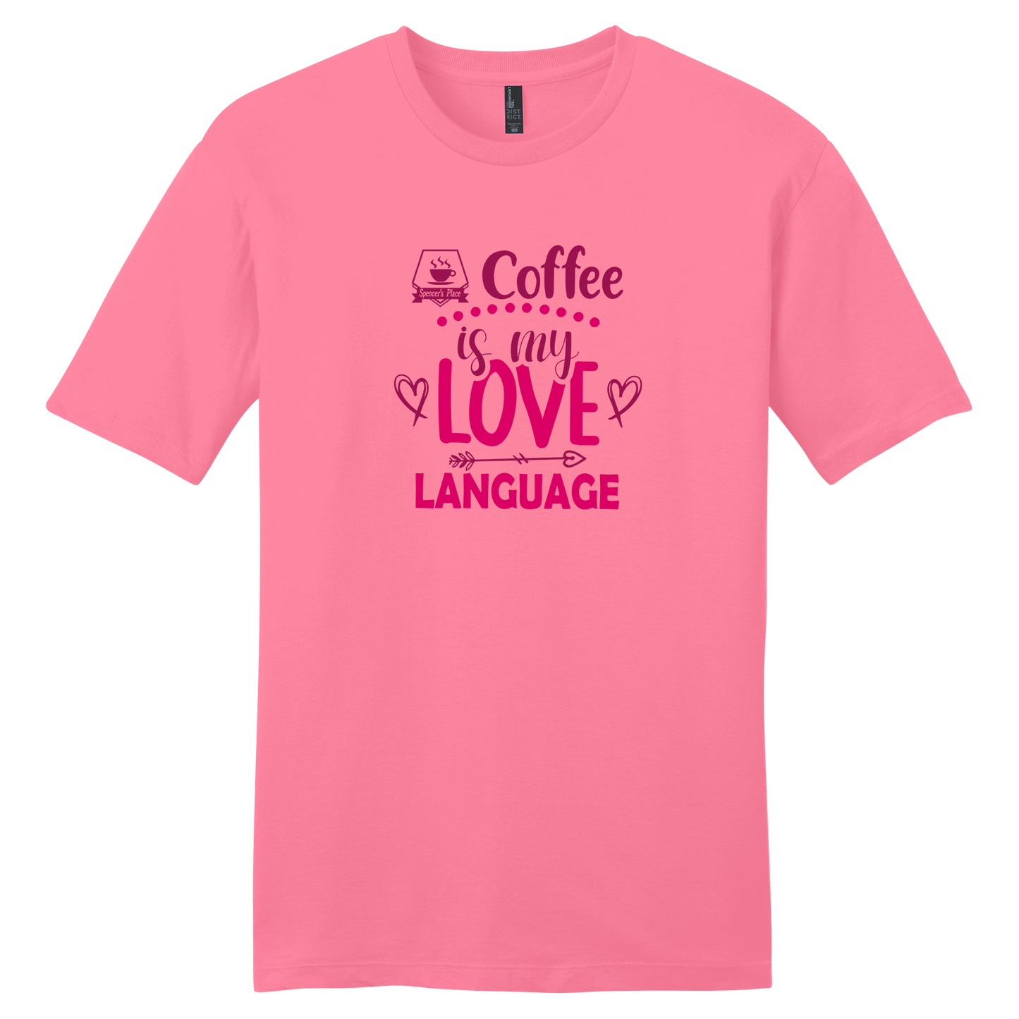 Spencer's Place - Coffee Is My Love Language Short Sleeve T-Shirt