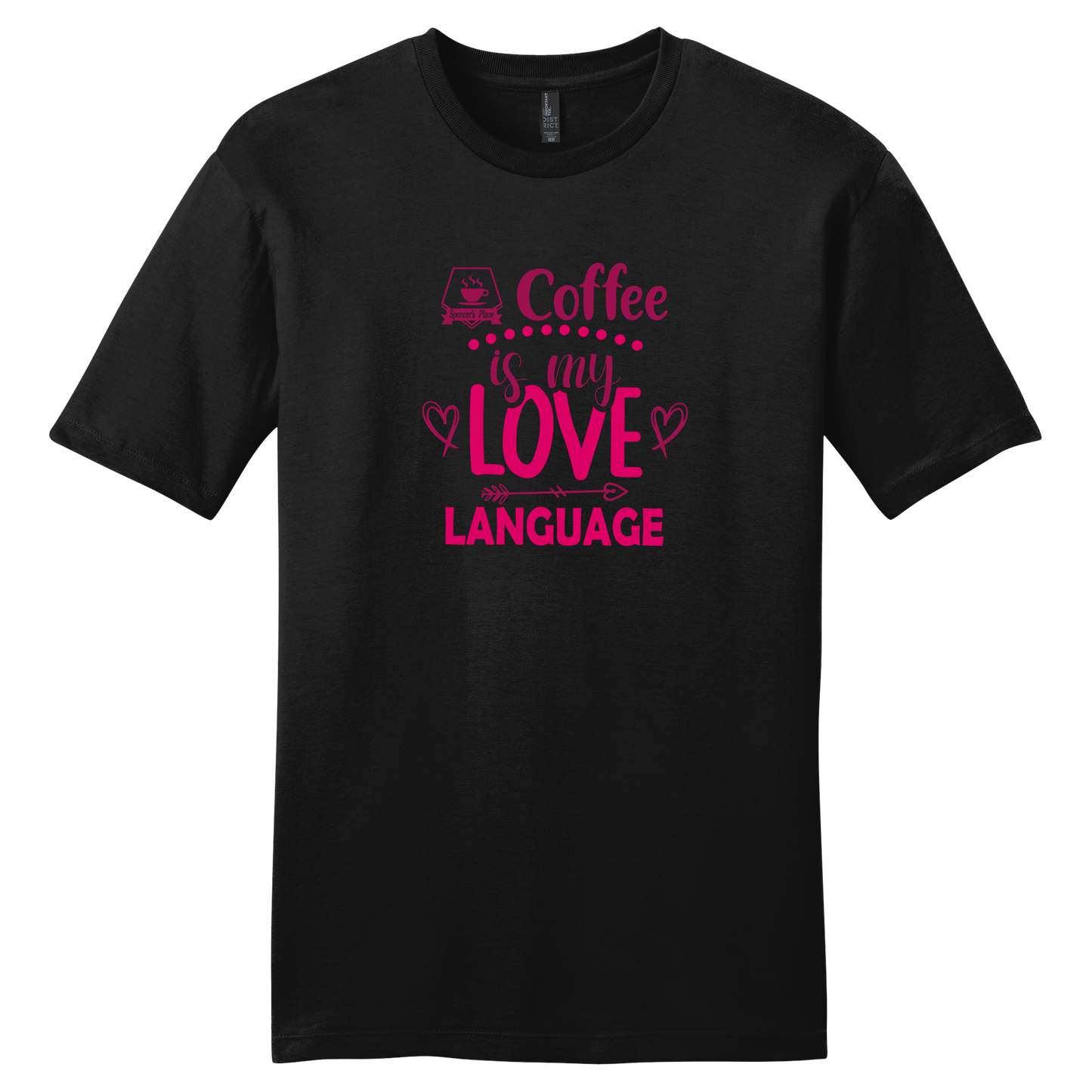 Spencer's Place - Coffee Is My Love Language Short Sleeve T-Shirt