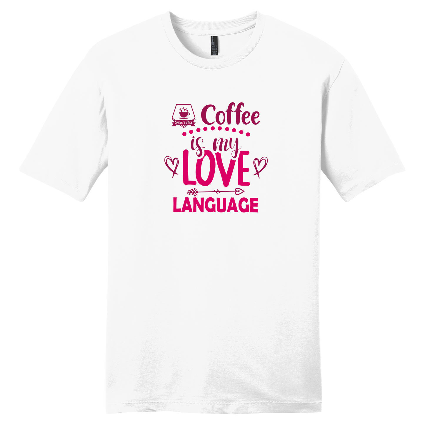 Spencer's Place - Coffee Is My Love Language Short Sleeve T-Shirt