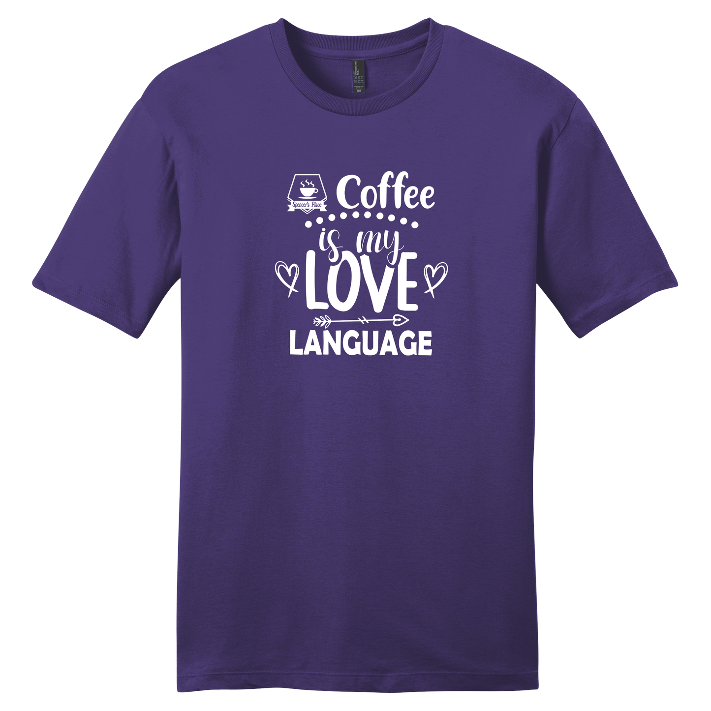 Spencer's Place - Coffee Is My Love Language Short Sleeve T-Shirt