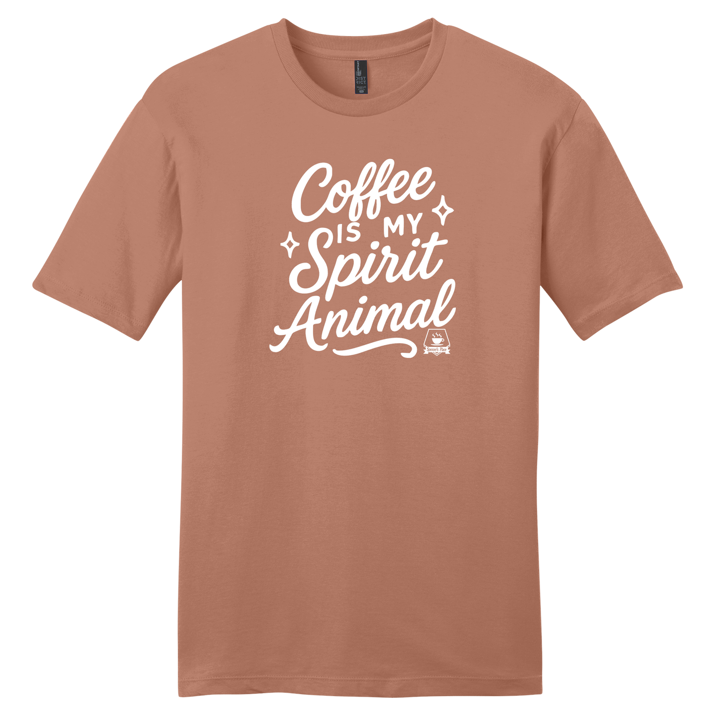 Spencer's Place - Coffee Is My Spirit Animal Short Sleeve T-Shirt