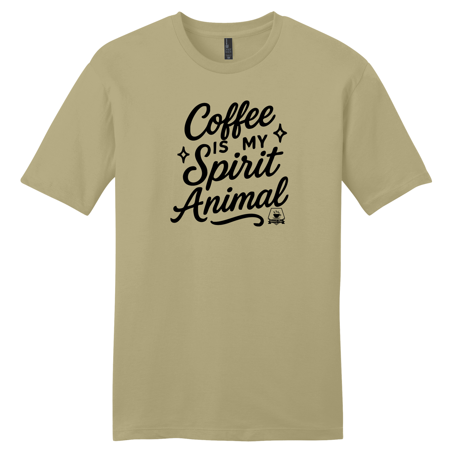 Spencer's Place - Coffee Is My Spirit Animal Short Sleeve T-Shirt