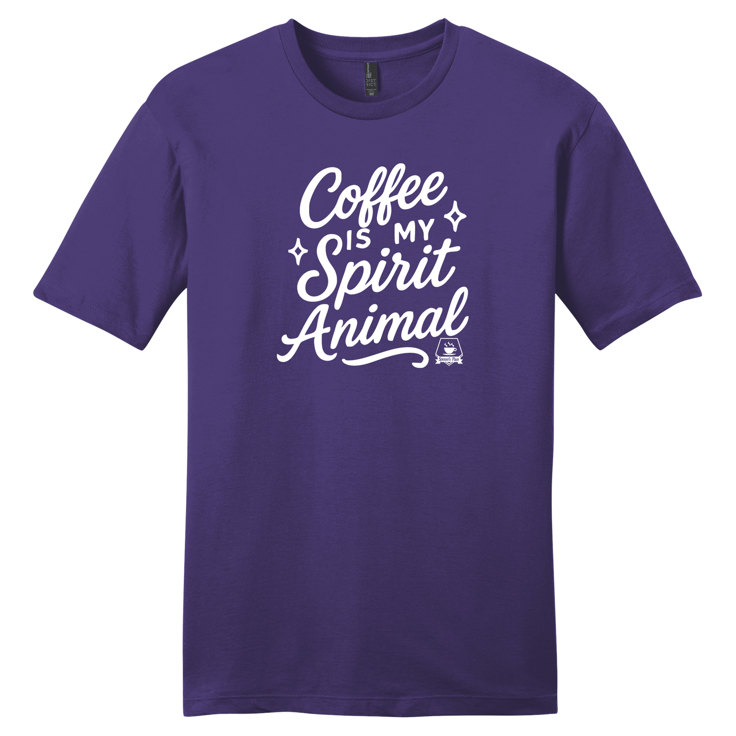 Spencer's Place - Coffee Is My Spirit Animal Short Sleeve T-Shirt