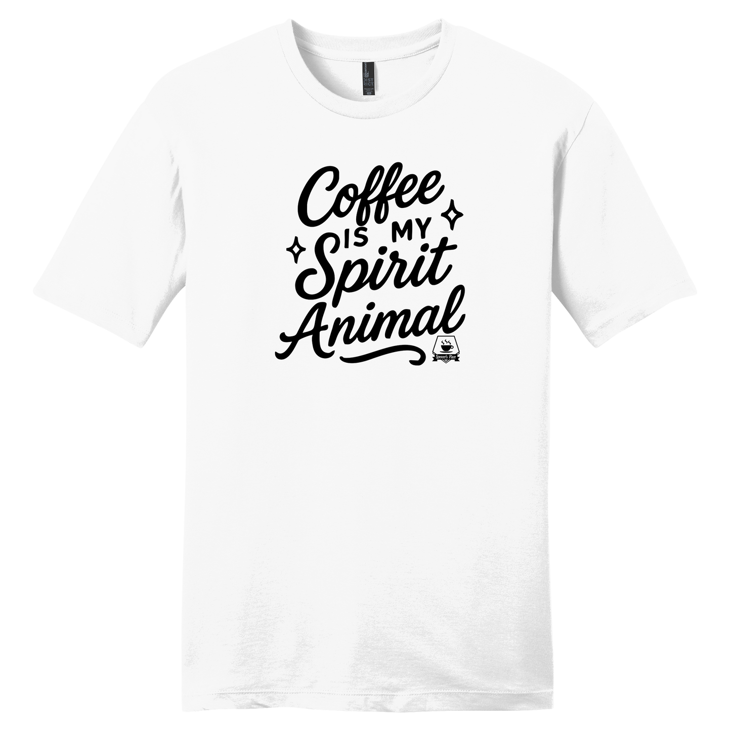 Spencer's Place - Coffee Is My Spirit Animal Short Sleeve T-Shirt