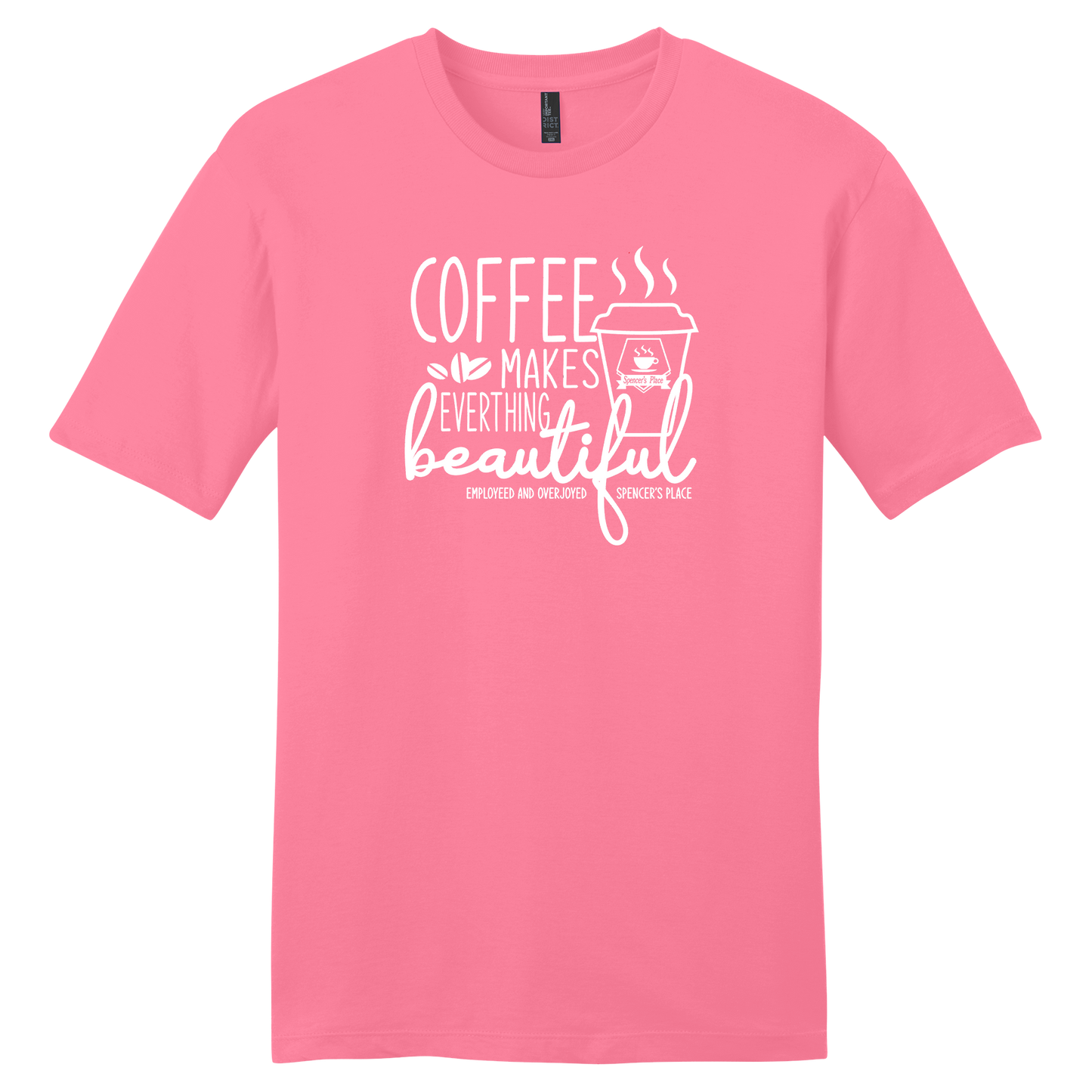 Spencer's Place - Coffee Makes Everything Beautiful Short Sleeve T-Shirt