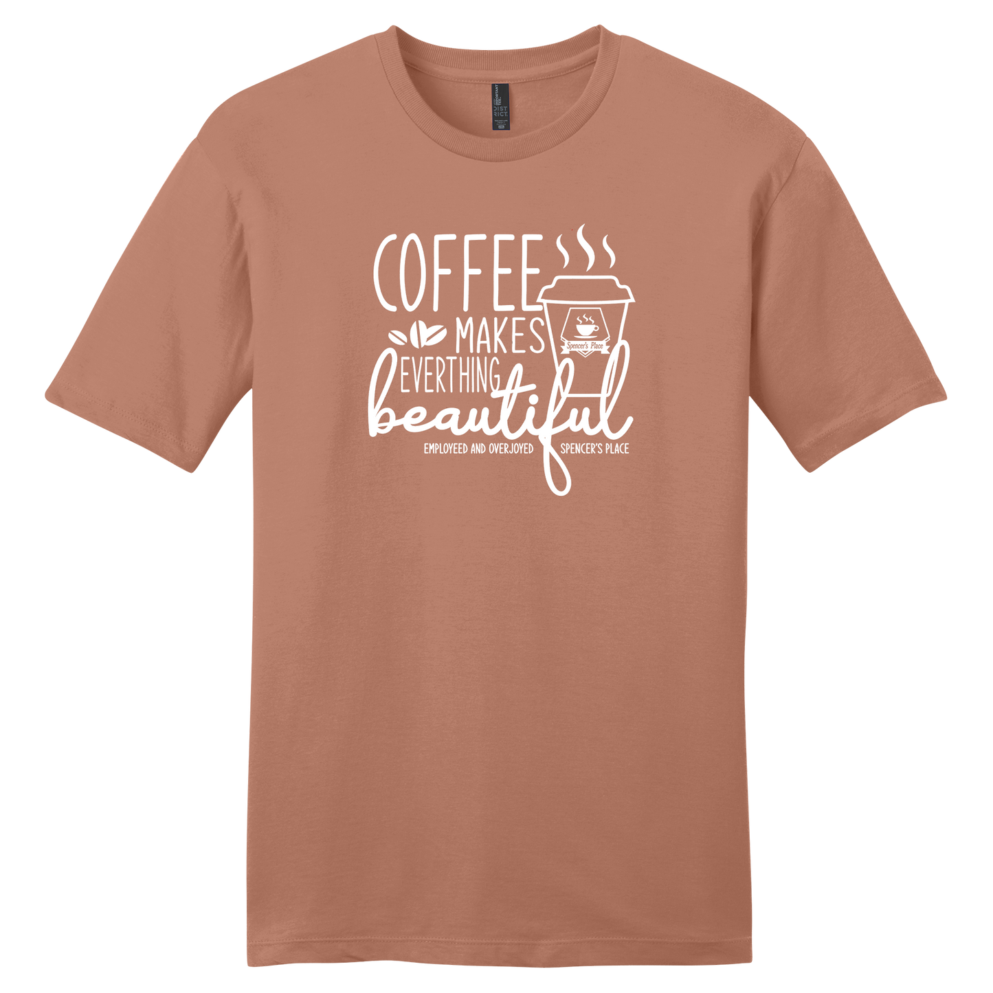 Spencer's Place - Coffee Makes Everything Beautiful Short Sleeve T-Shirt