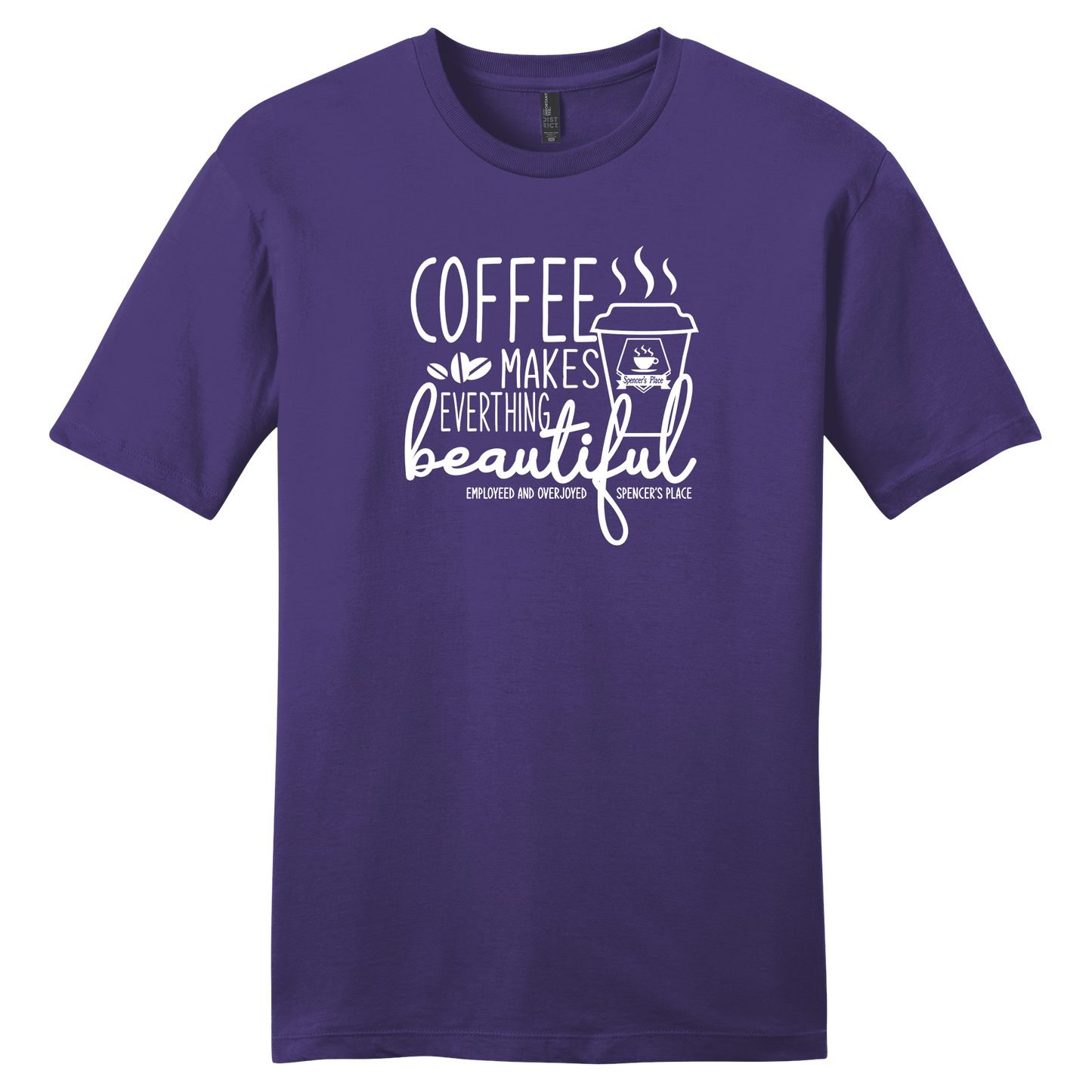 Spencer's Place - Coffee Makes Everything Beautiful Short Sleeve T-Shirt