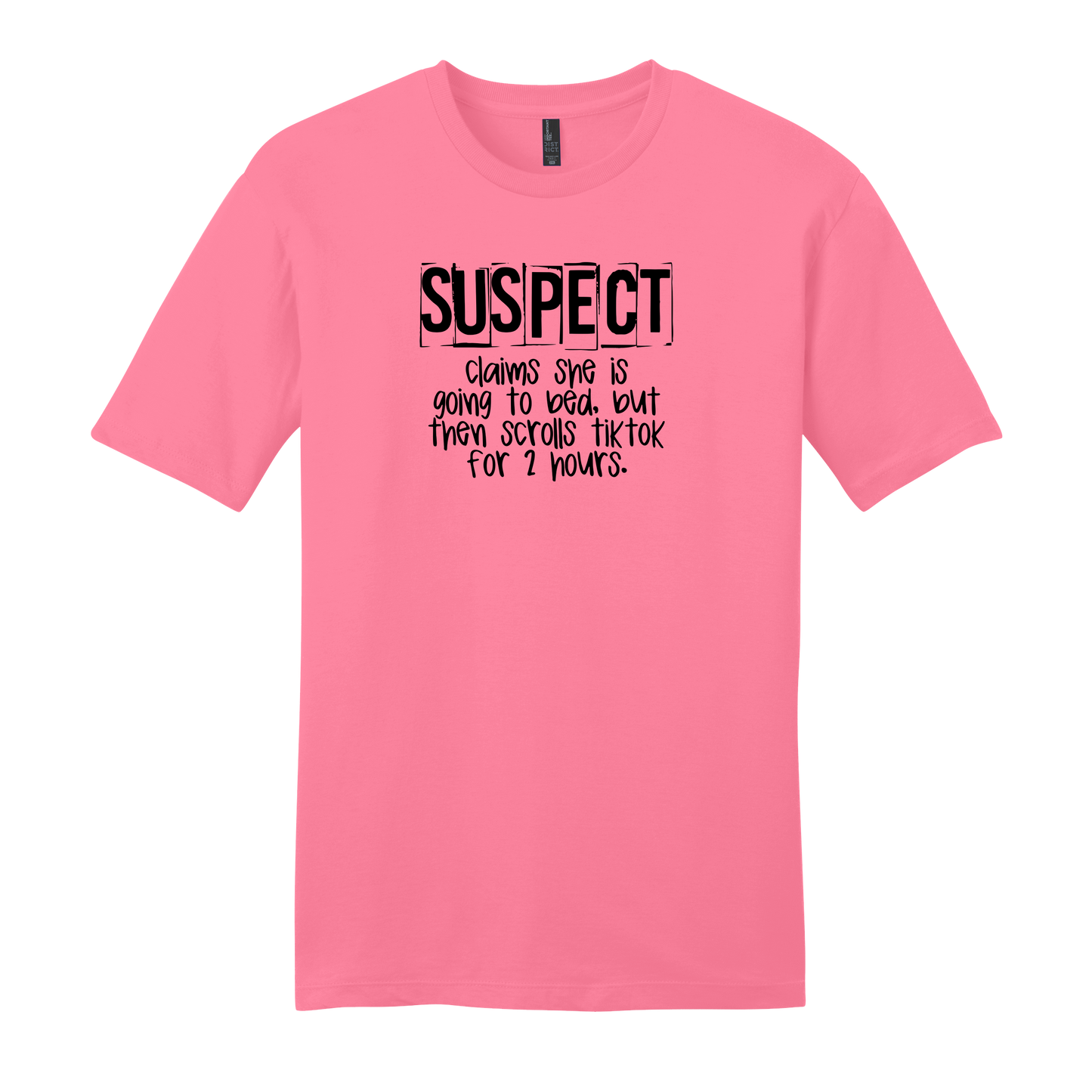 Suspect TikTok Scroll Short Sleeve T-Shirt