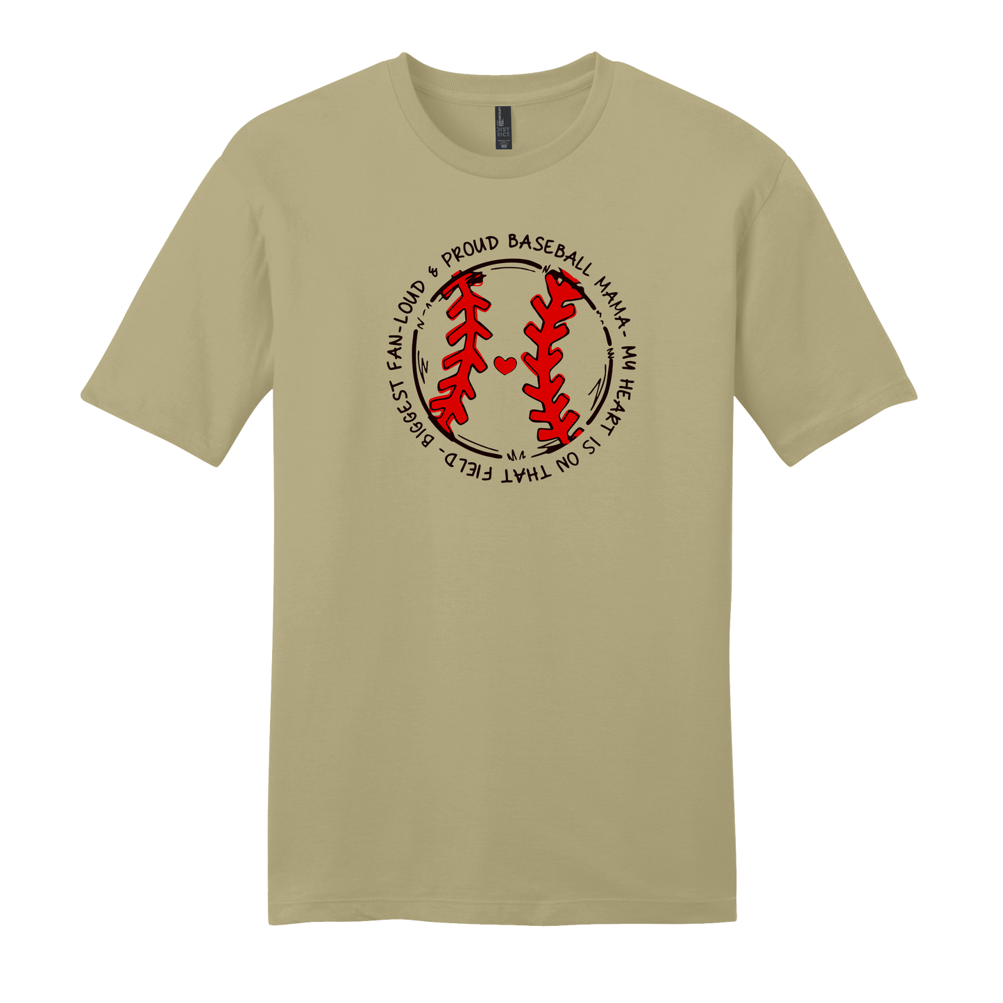 Proud Baseball Mama Short Sleeve T-Shirt