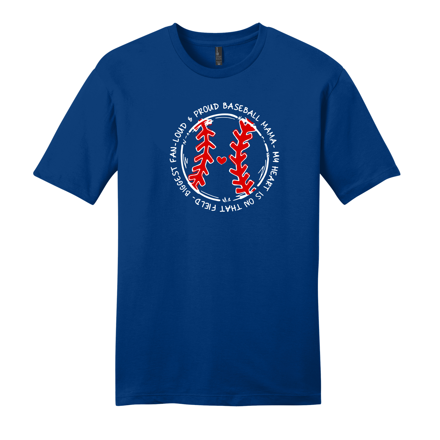 Proud Baseball Mama Short Sleeve T-Shirt