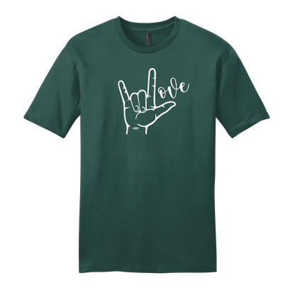 Sign Language Love Short Sleeve T-Shirt