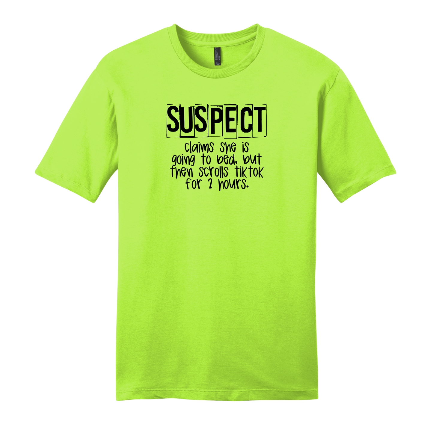 Suspect TikTok Scroll Short Sleeve T-Shirt