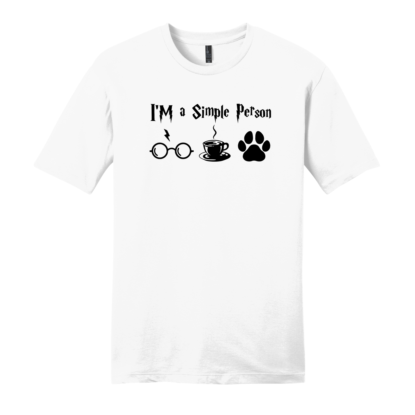 I'm A Simple Person Short Sleeve T-Shirt