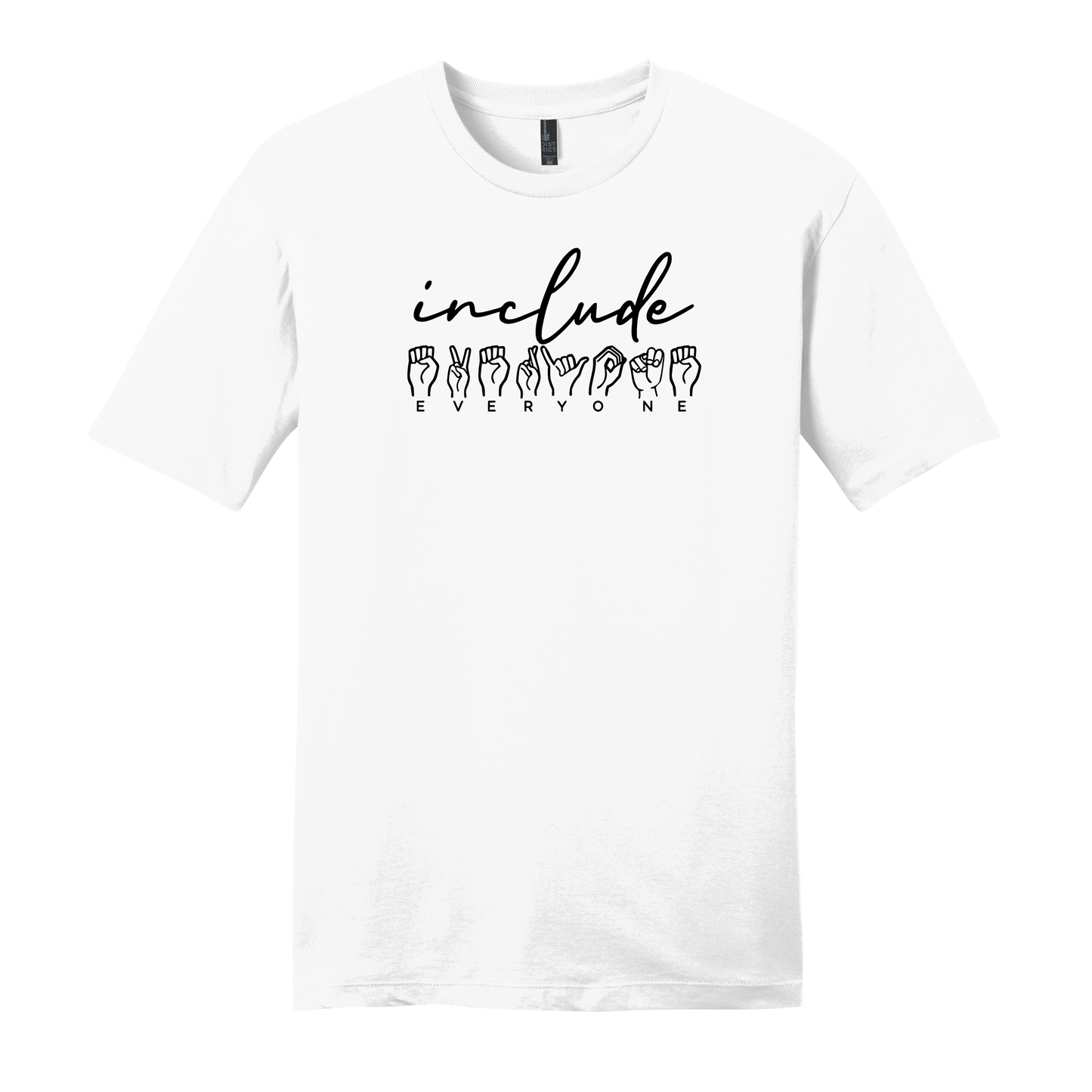 Sign Language Inclusion Short Sleeve T-Shirt