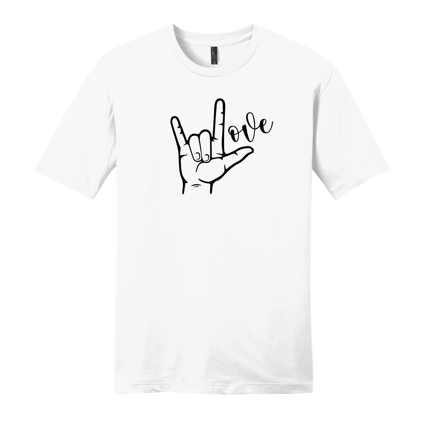 Sign Language Love Short Sleeve T-Shirt