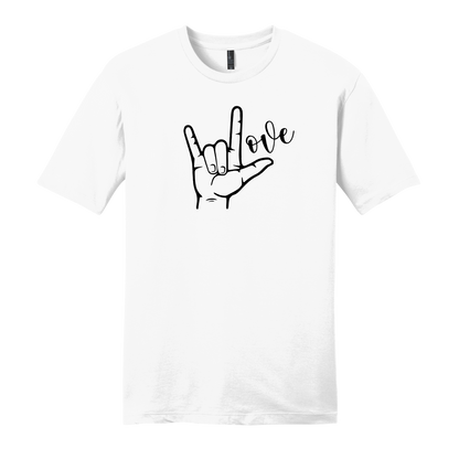 Sign Language Love Short Sleeve T-Shirt