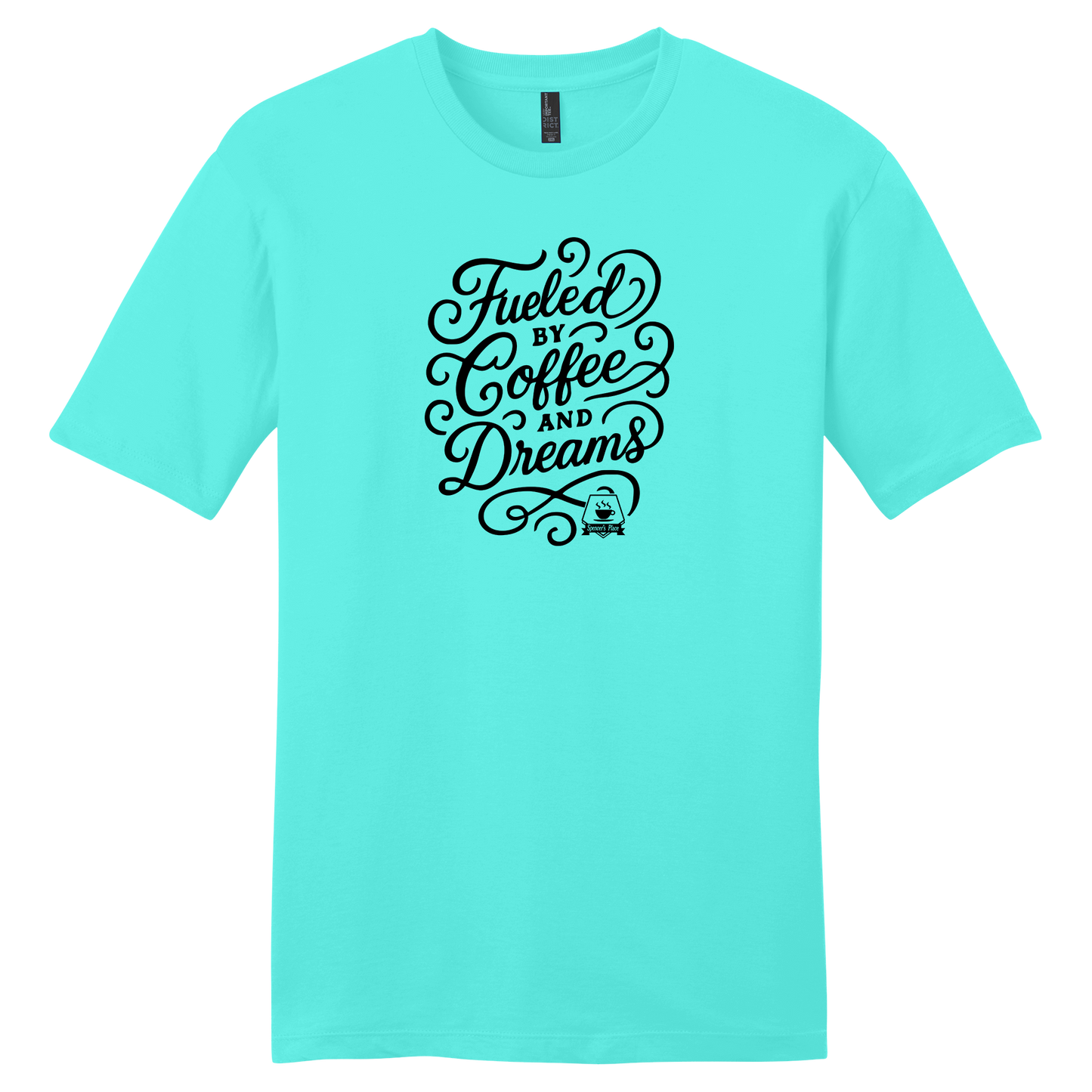 Spencer's Place - Fueled By Coffee And Dreams Short Sleeve T-Shirt