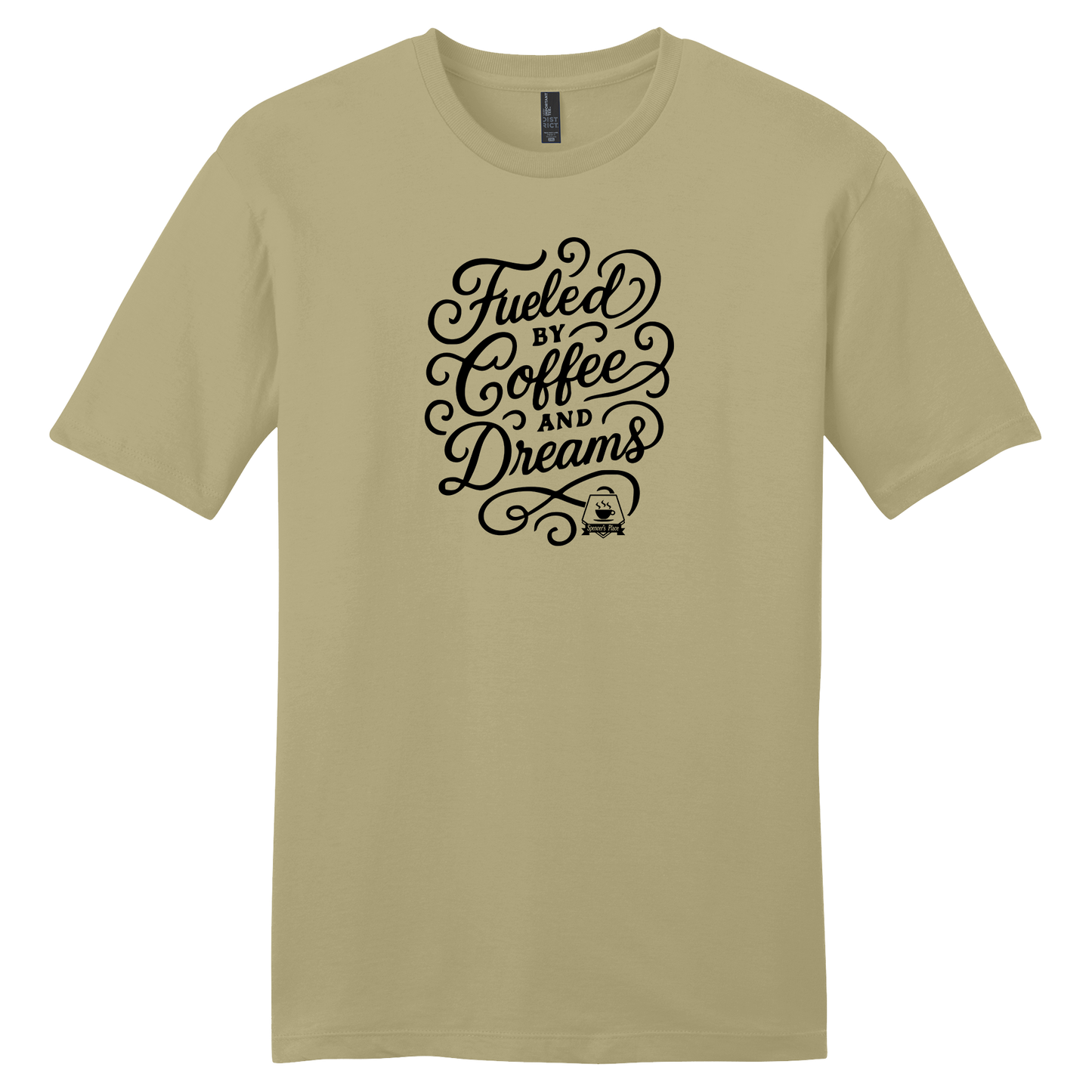 Spencer's Place - Fueled By Coffee And Dreams Short Sleeve T-Shirt