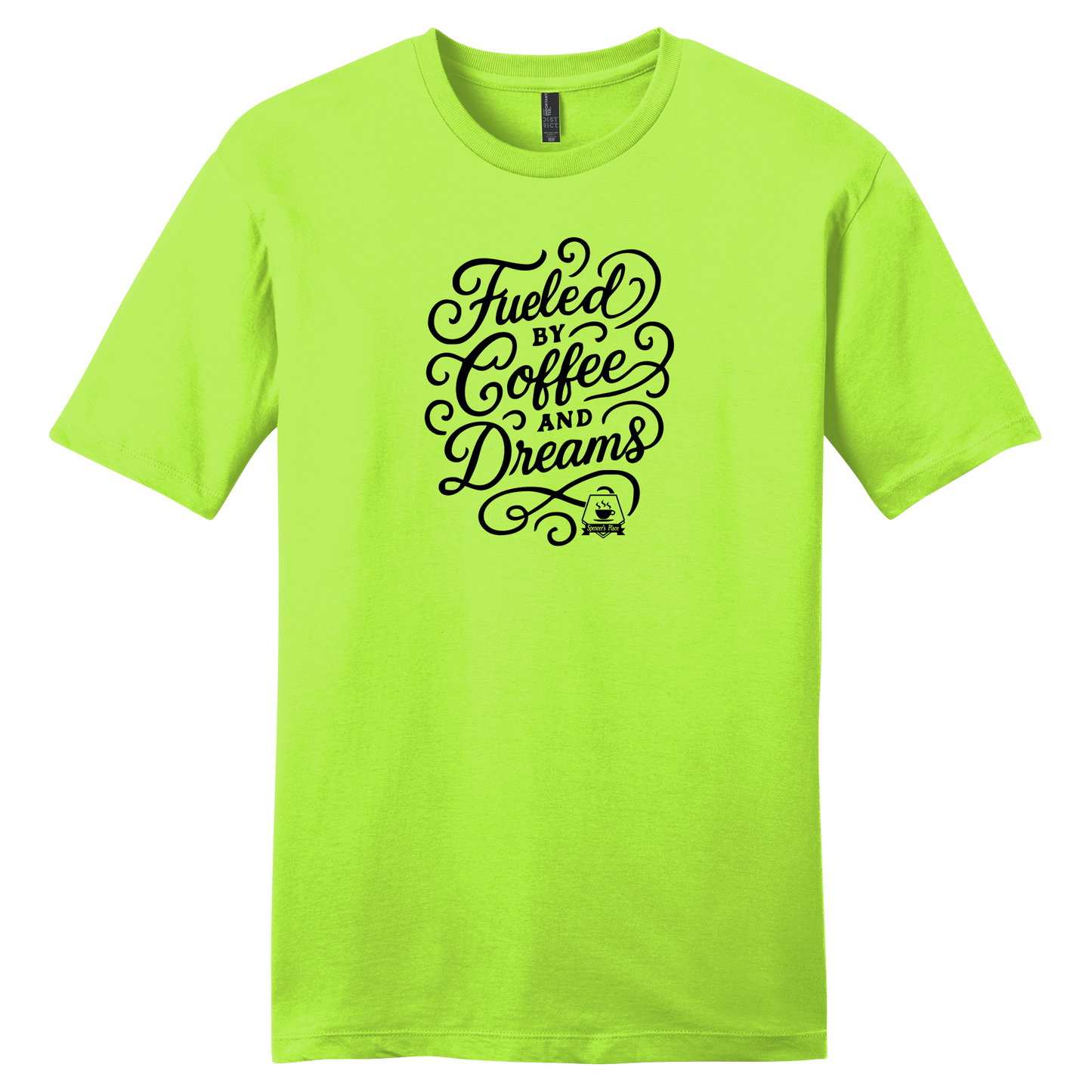 Spencer's Place - Fueled By Coffee And Dreams Short Sleeve T-Shirt