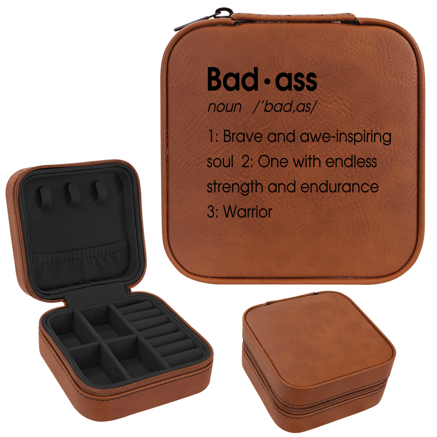 Bad Ass Faux Leatherette Jewelry Box