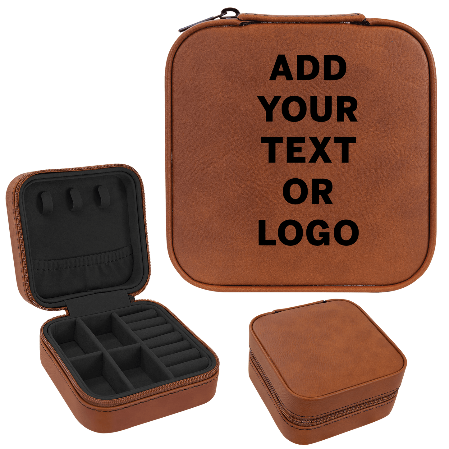 Fully Customizable Faux Leatherette Jewelry Box
