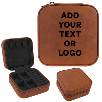 Fully Customizable Faux Leatherette Jewelry Box