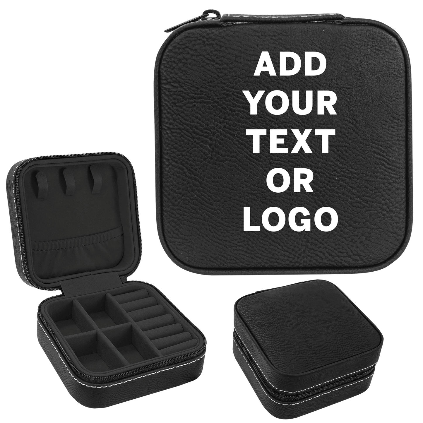 Fully Customizable Faux Leatherette Jewelry Box