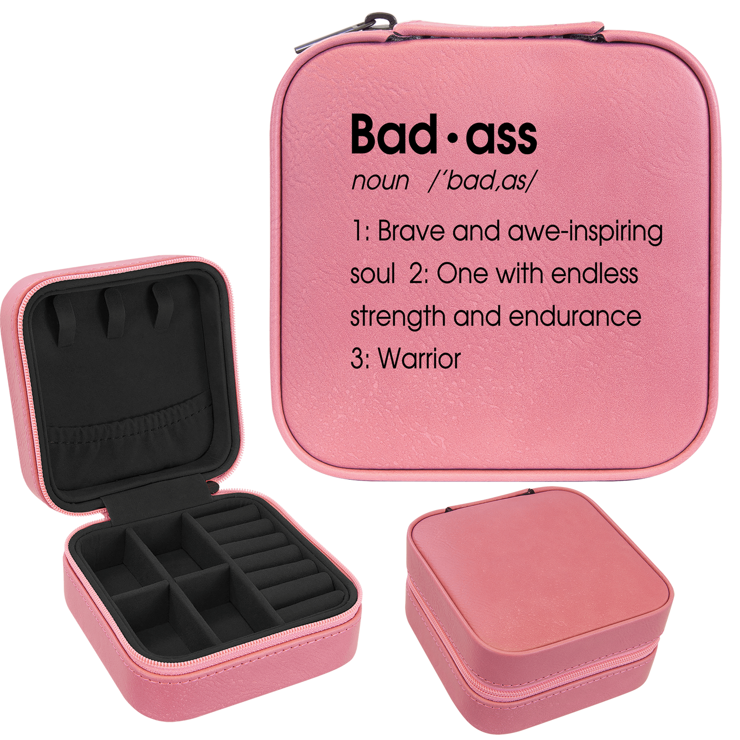 Bad Ass Faux Leatherette Jewelry Box