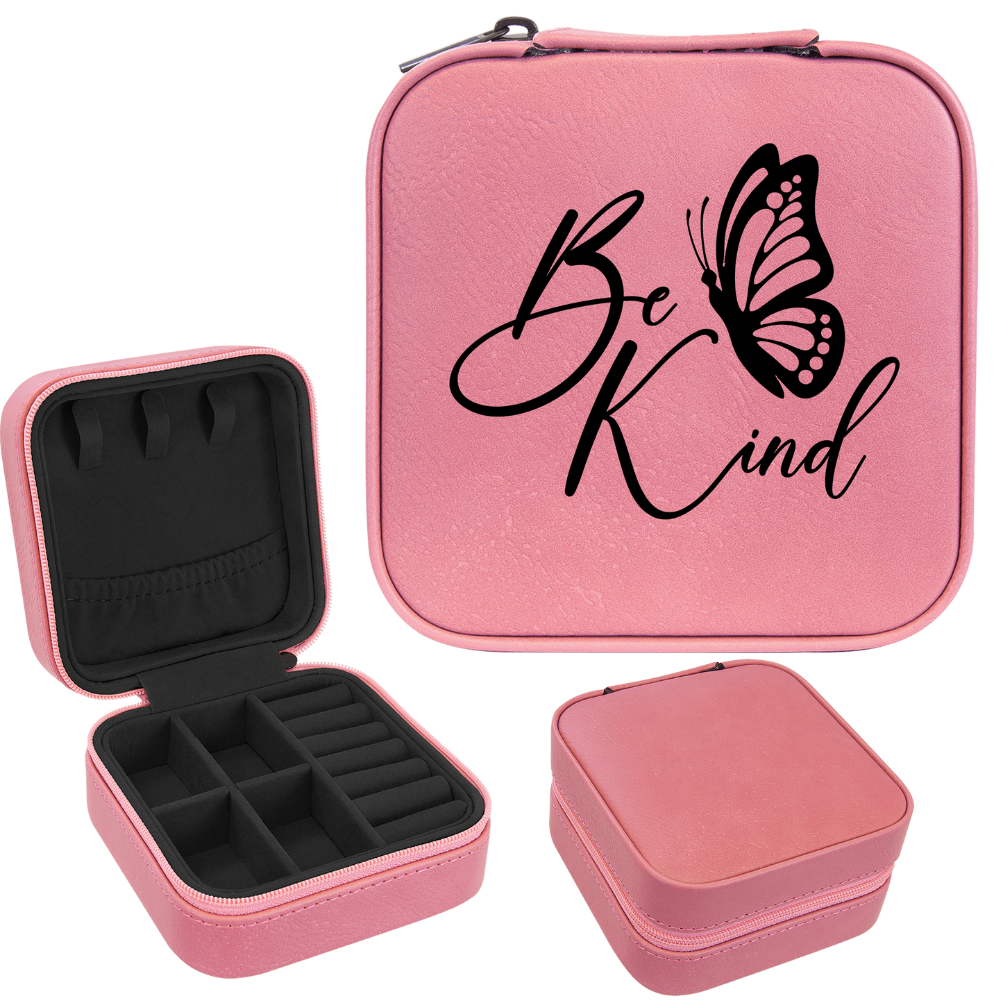 Be Kind Faux Leatherette Jewelry Box